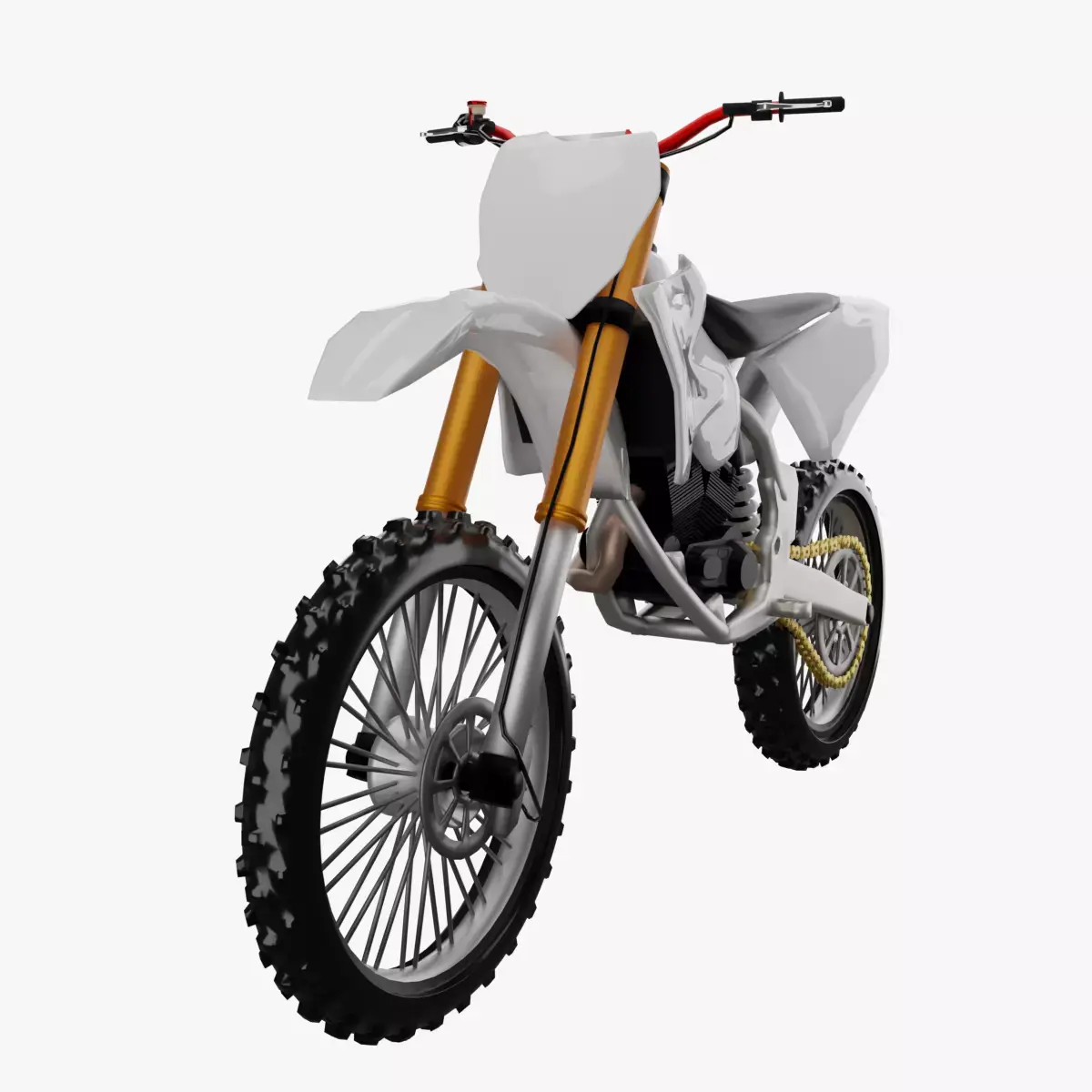 Motocross  125cc 250cc Low-poly 3D model