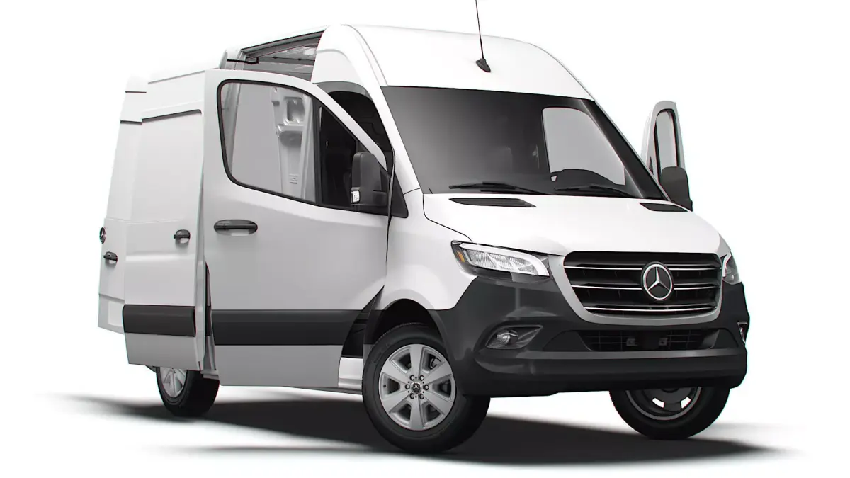 Mercedes Benz eSprinter Panel Van L1H2 FWD HQ Interior 2024 3D model