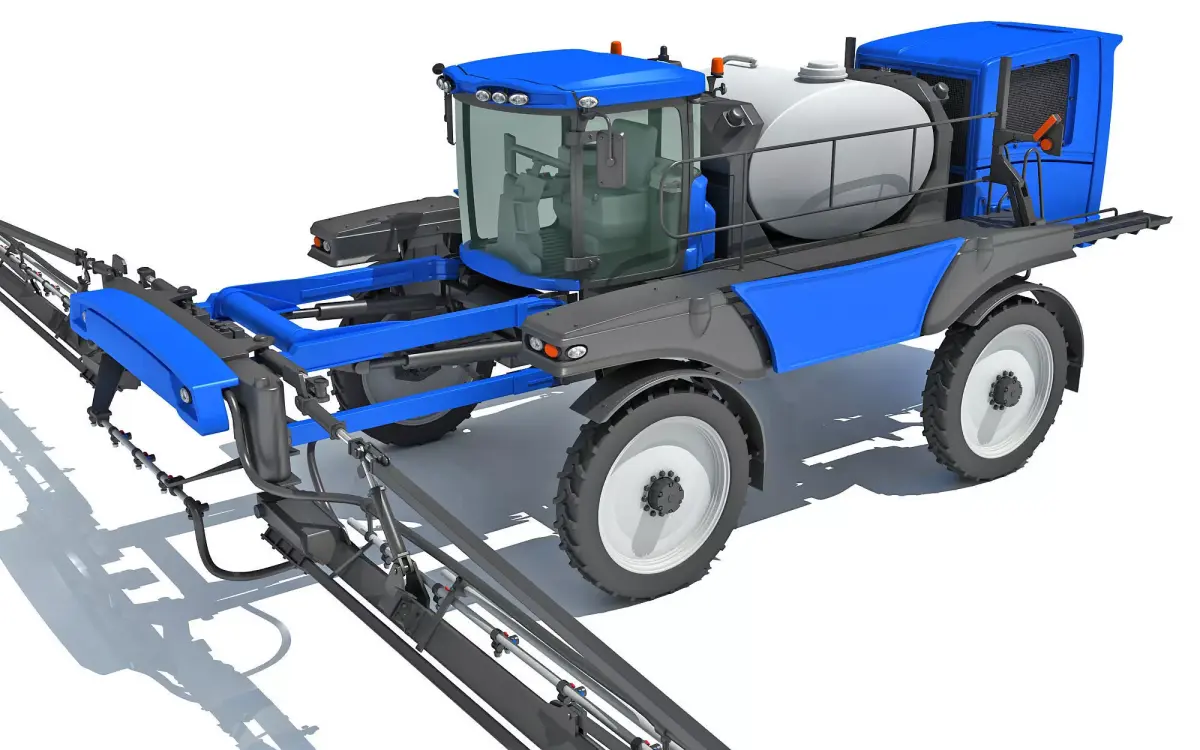 Front Boom Sprayer 3D model