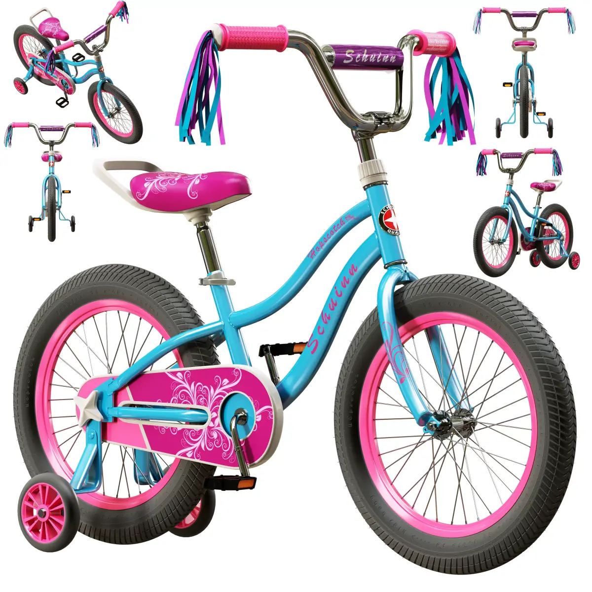 Schwinn Hopscotch Quick Build Kids Bicycle 3D model