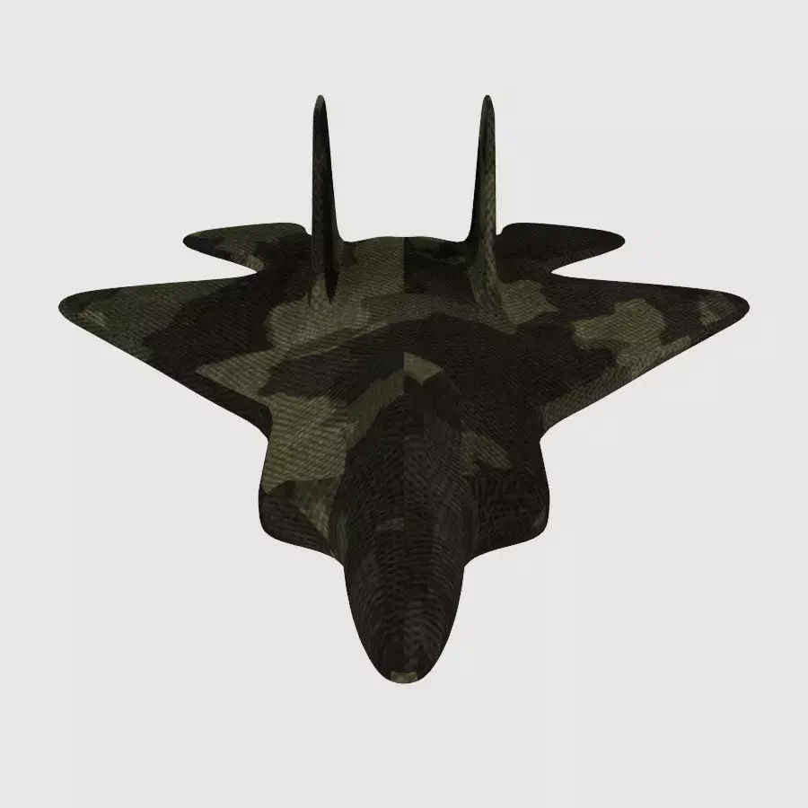 Jet Fighter Low-poly 3D model buy