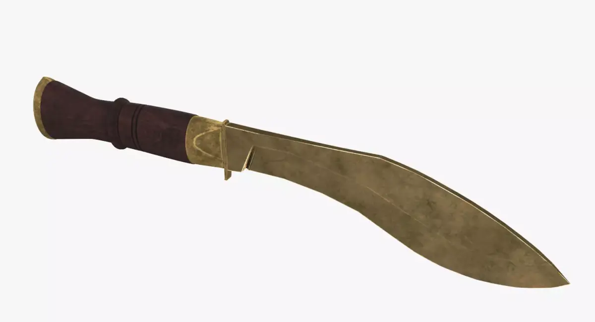 Kukri old 3D model