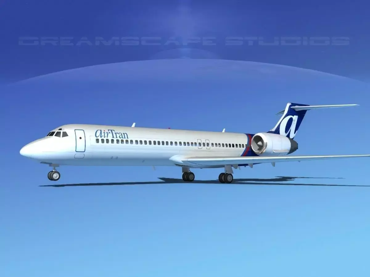 Boeing 717-200 Air Tran 2 3D model