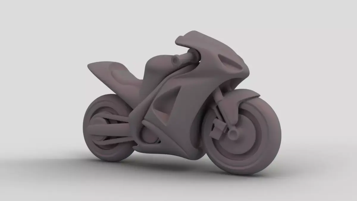 Sport Motorcycle Pendant Keychain 3D print model purchase