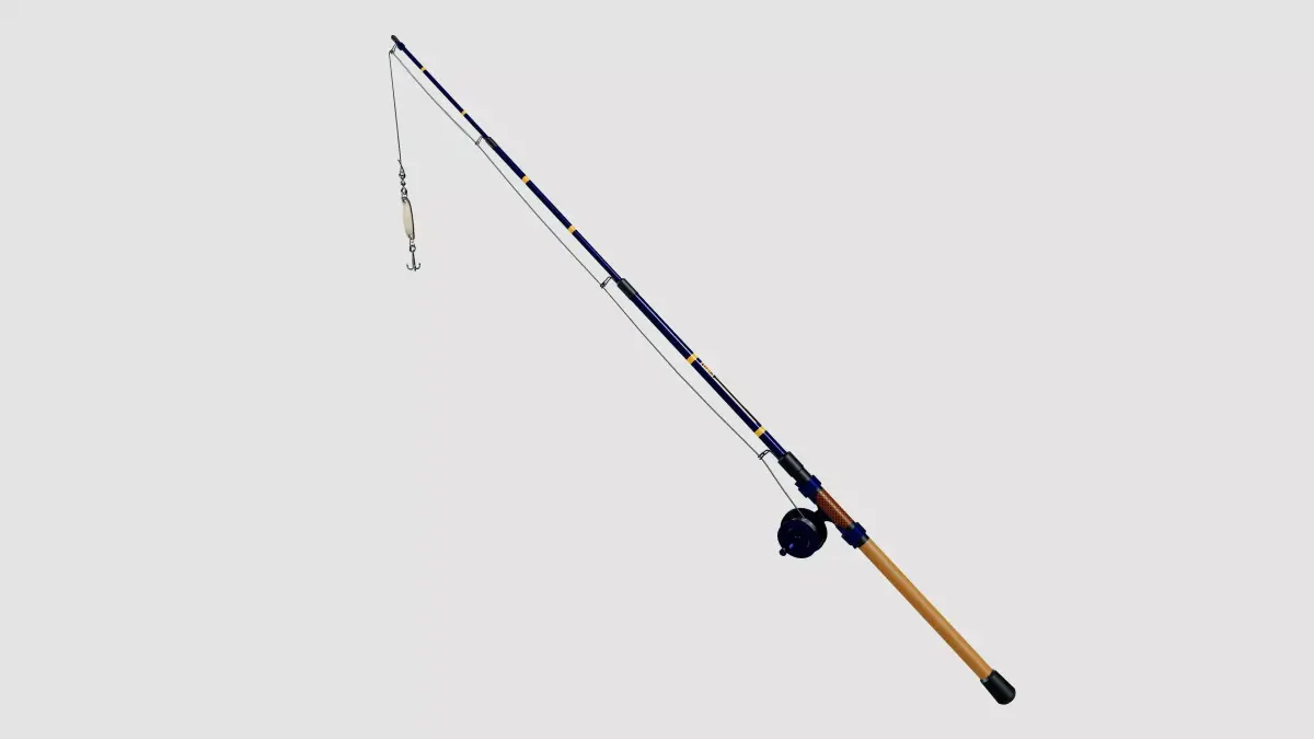Fishing rod 3D model shop