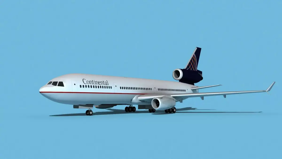 McDonnell Douglas MD-11 Continental 2 3D model