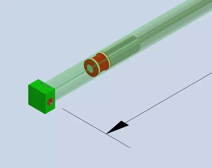 Hdyraulic cylindersTele 13380 mm  3D model