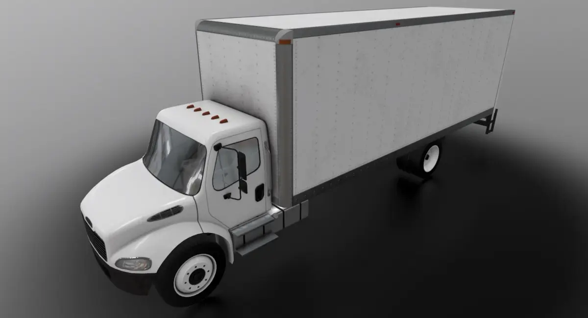 Freightliner M2 Box Van 3D model