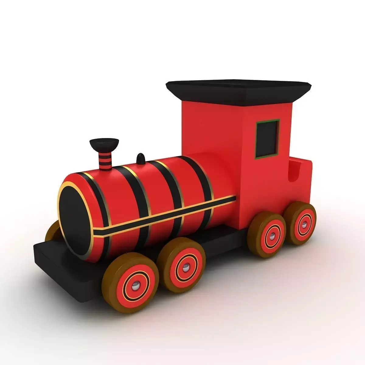 Toy Train 3D model 15
