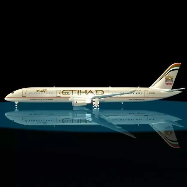 Etihad  787-9 Dreamliner 3D model