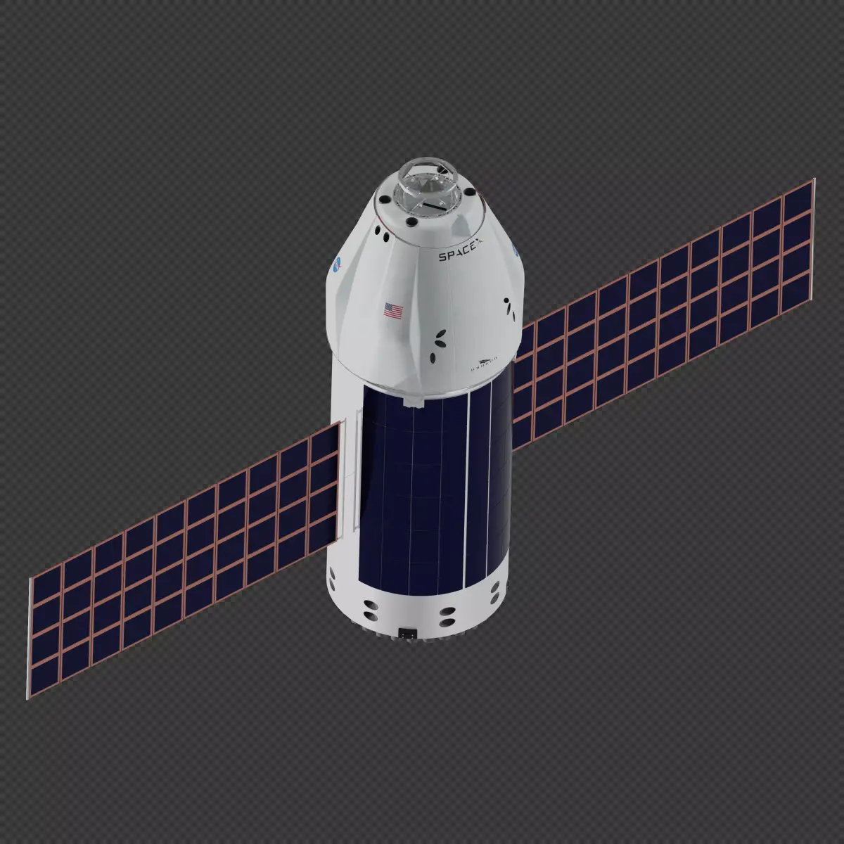 ISS Deorbit Vehicle 3D model