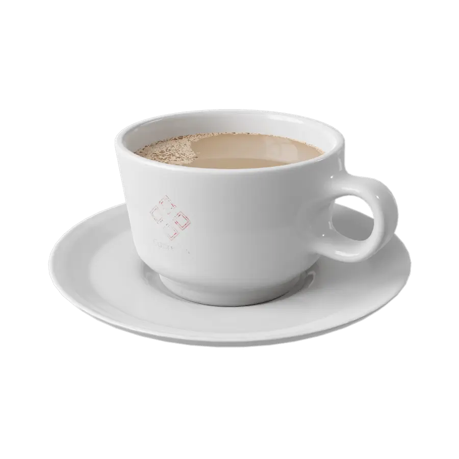  Coffee Cup Model, White 