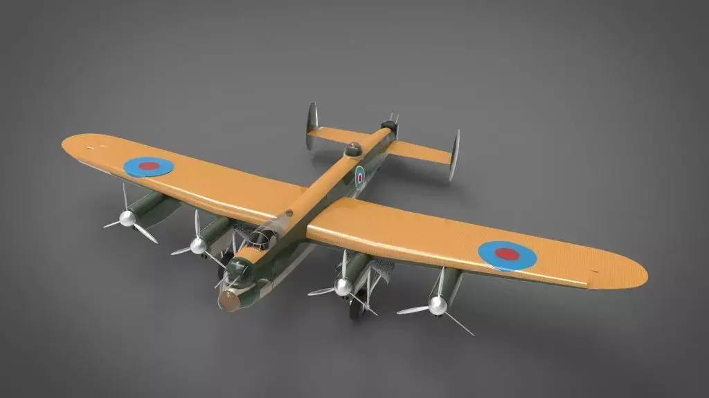 Avro Lancaster 3D model buy