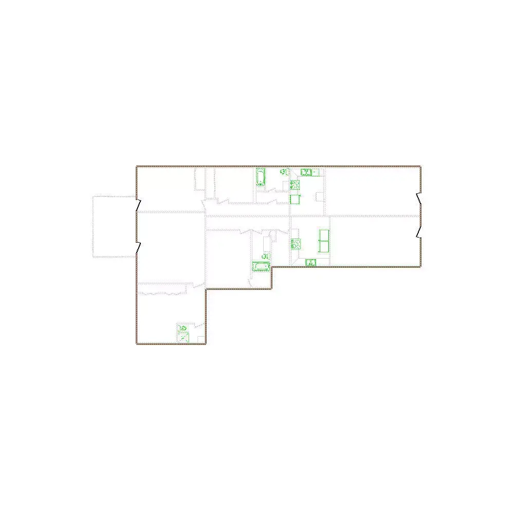 Simple Exterior Sketch by Interior - 2001-2500 SF - Xactimate 3D model