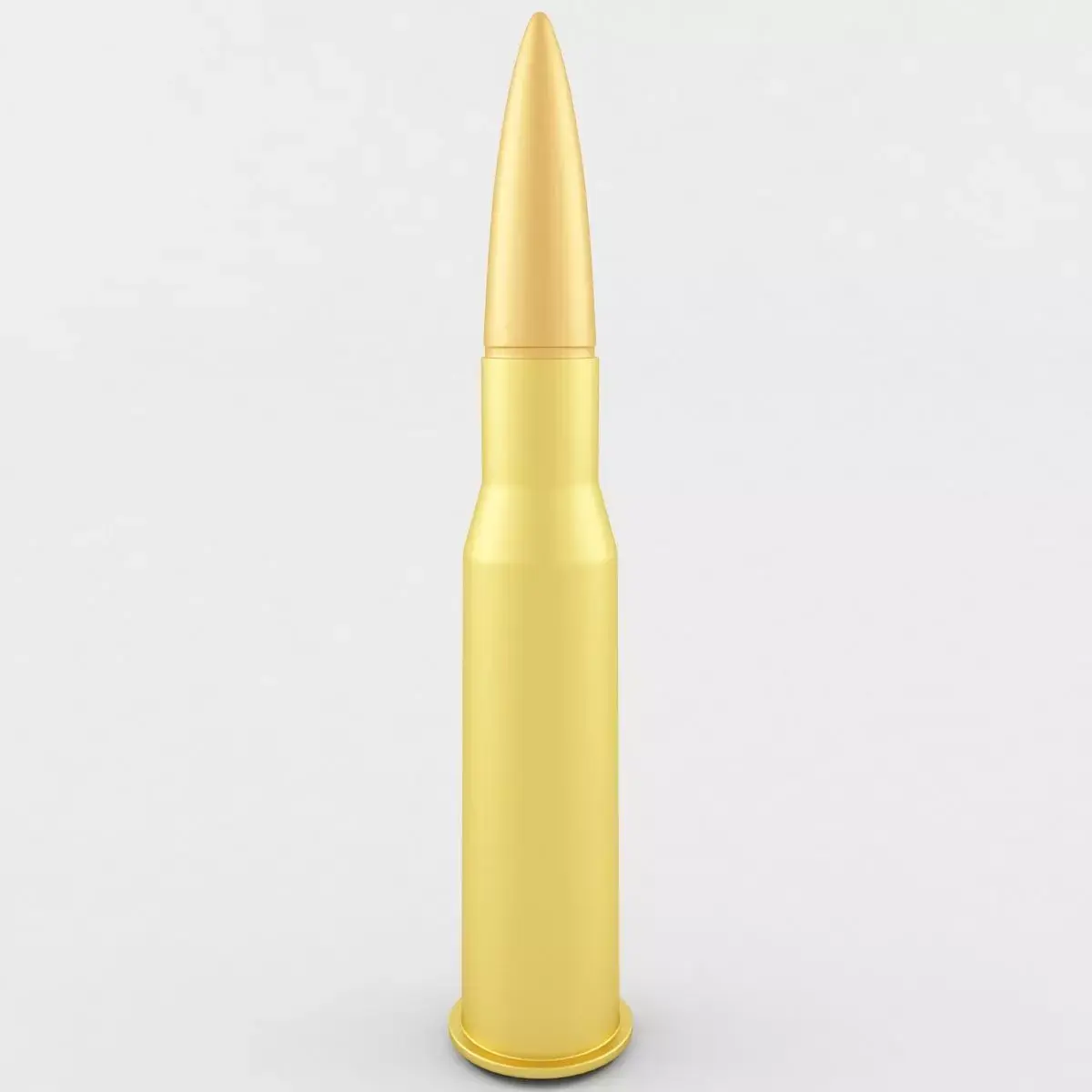 7 62x54R Cartridge 3D model