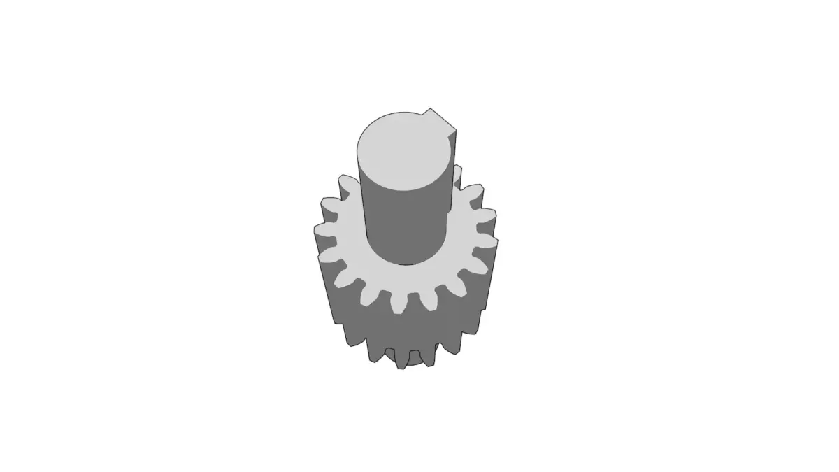 Industrial gear mechanical modules 3D print model