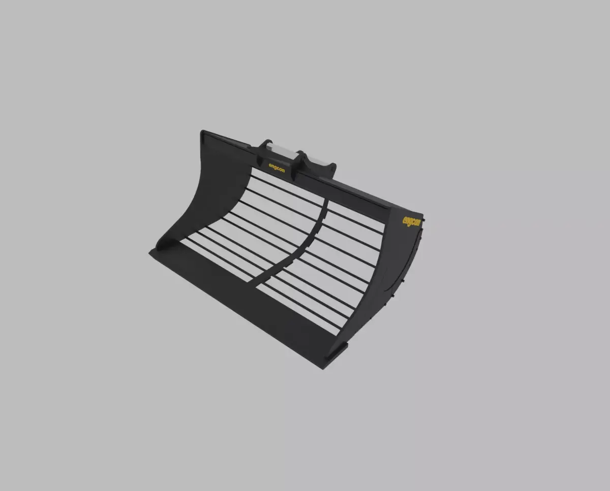 Engcon Riffle Bucket Low-poly 3D model
