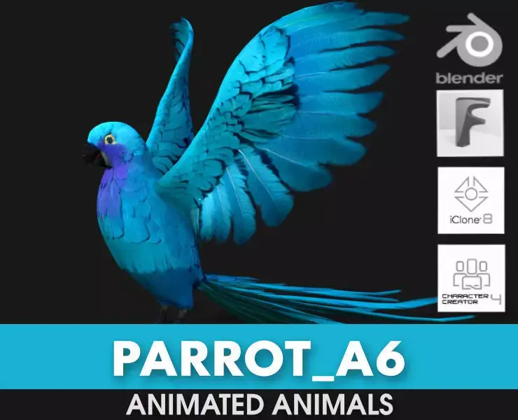 Parrot A6 3D model