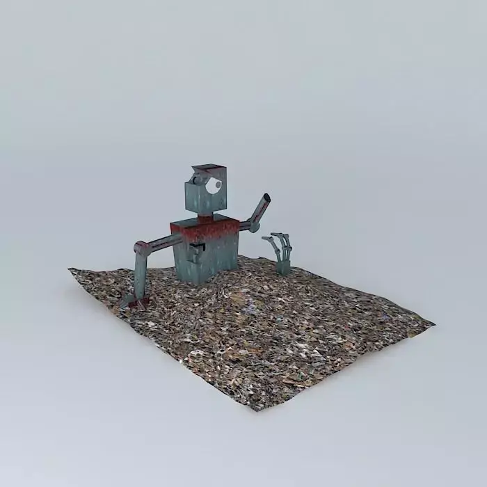 Dead Robot Free 3D model