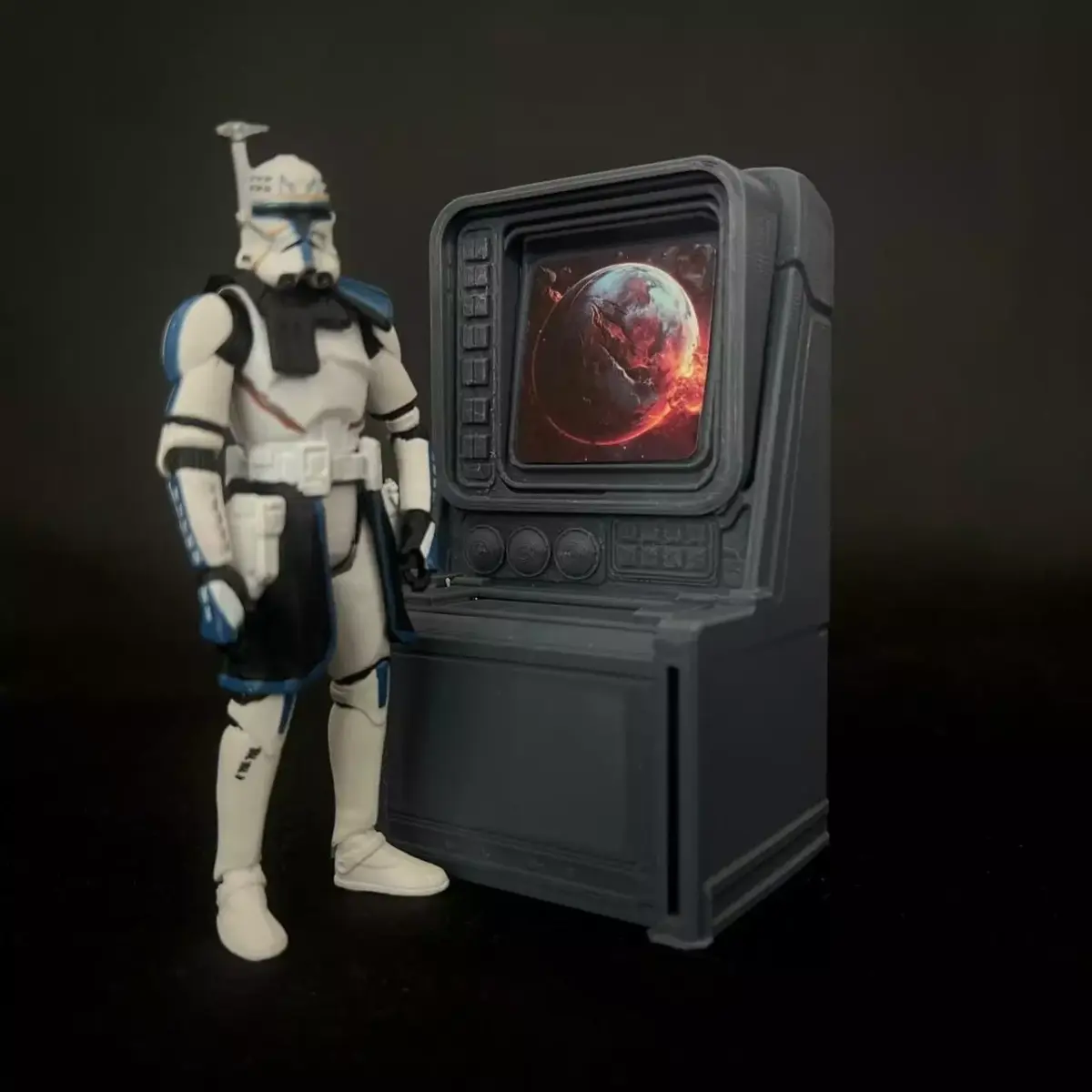 Sci Fi Computer Console 7 3D print model