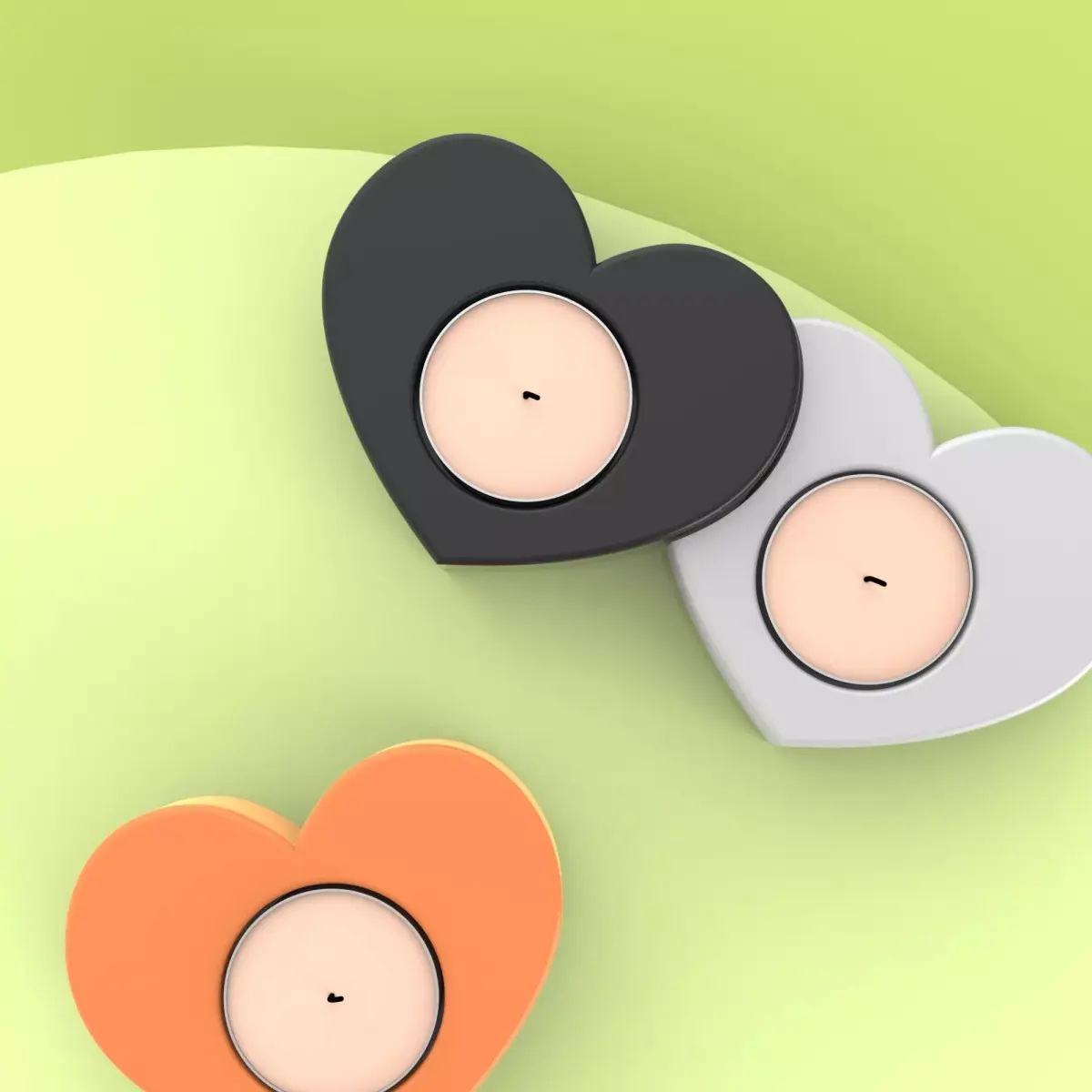 Heart Candle Holder - Romantic Tealight Holder Free 3D print model
