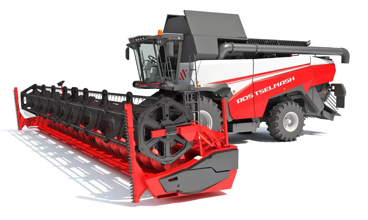 3D Combine Harvester 3D model purchase