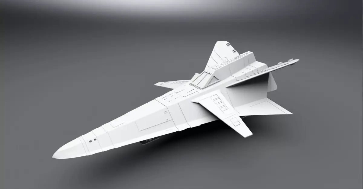Space 1999 Glider scale model  3D print model