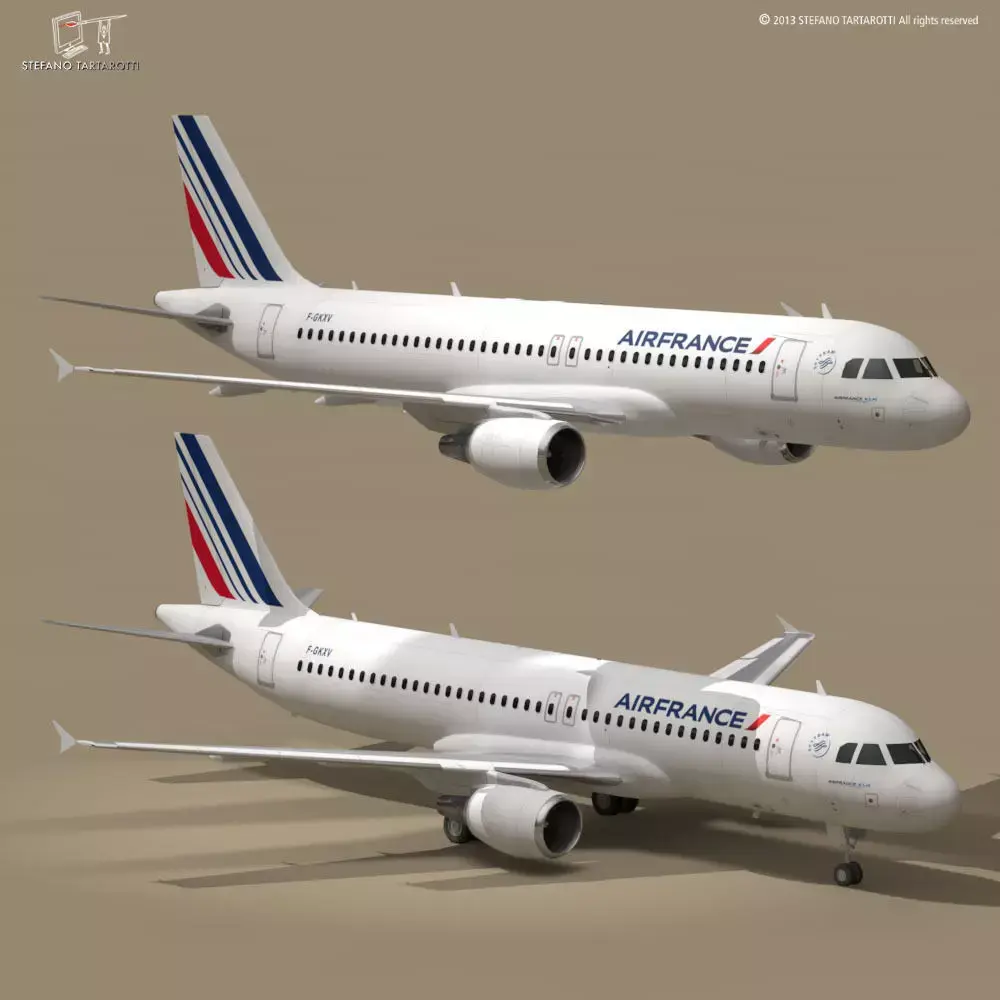 A320-200 air france 3D model