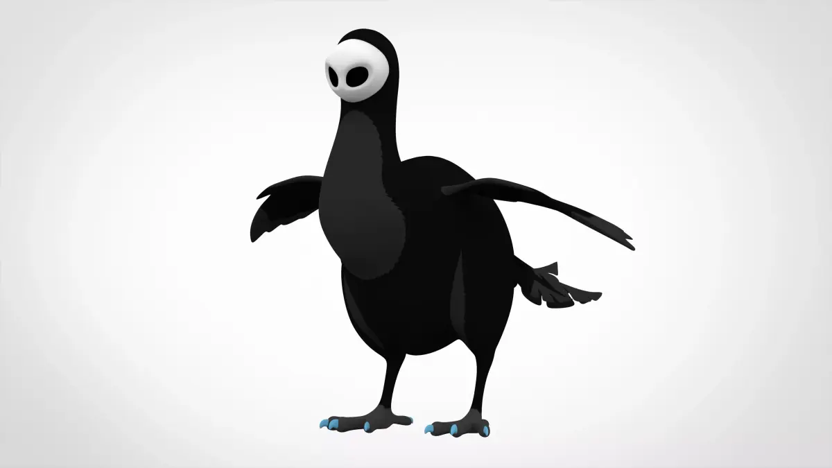 Henki Musta Kana 3D model