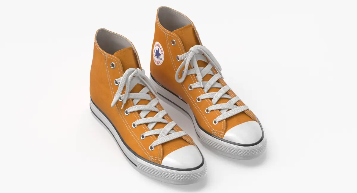 Basketball Shoes Orange 3D model