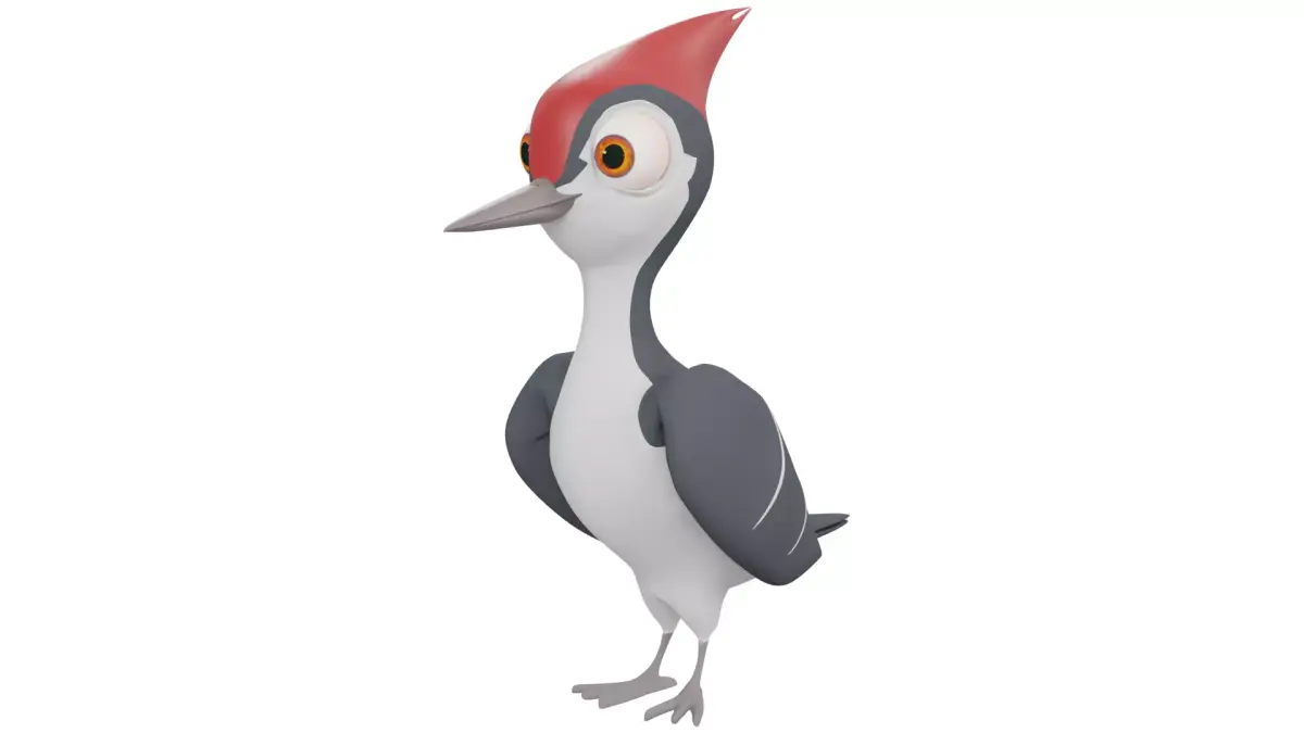 Woodpecker 3D model purchase