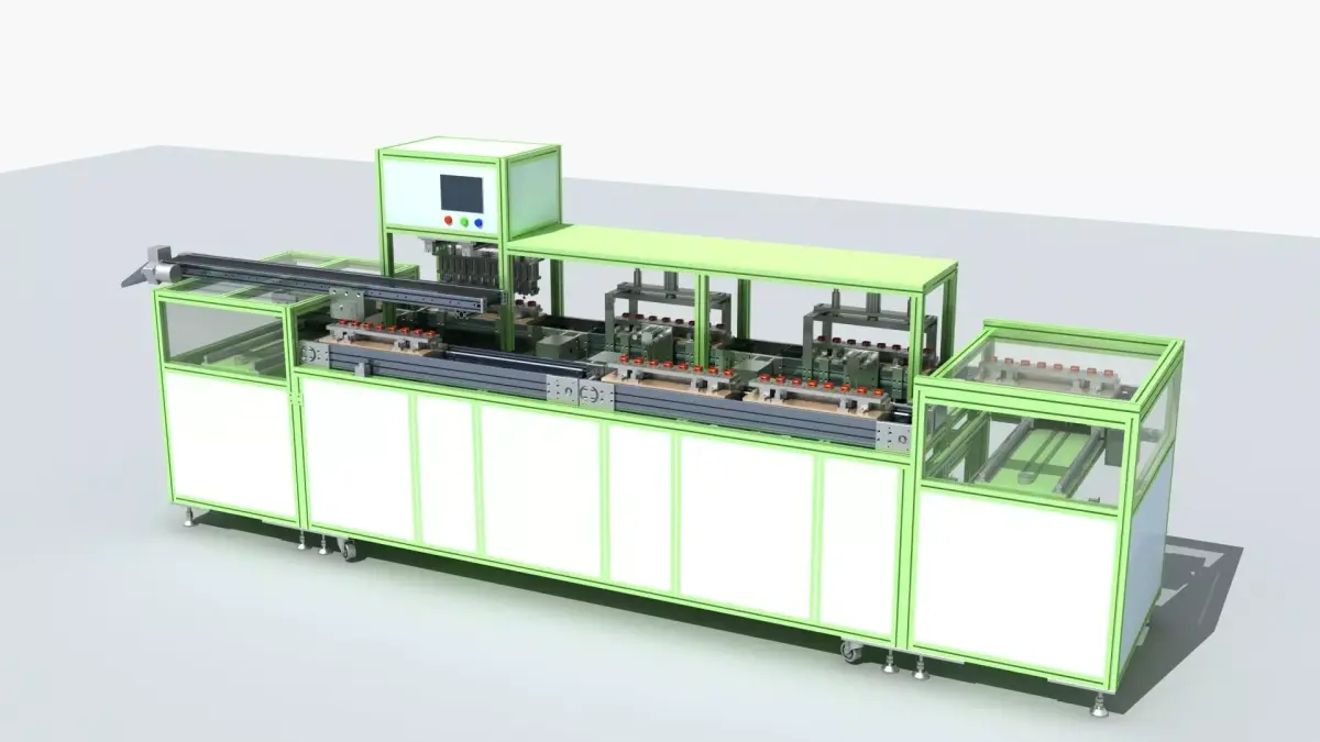 Industrial Equipment 20 - Automatic Testing Production Line 3D model