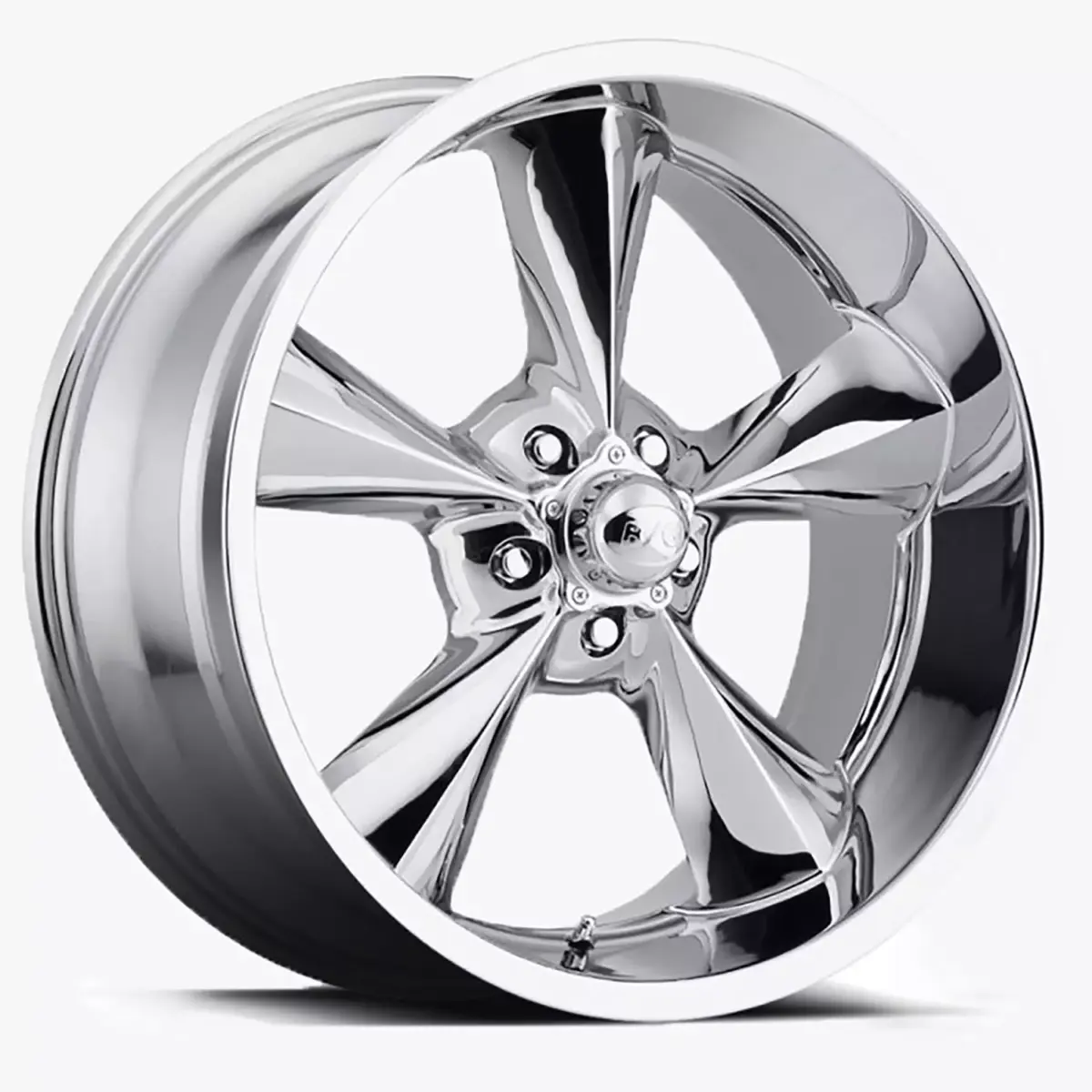 BG Rod Works Old School Wheel 17x7 Chrome 1965-1973 3D model