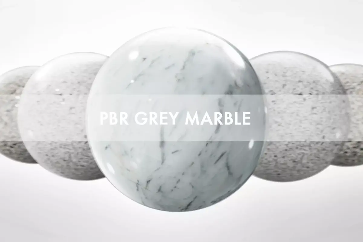 PBR Grey Marble Part 2 Texture