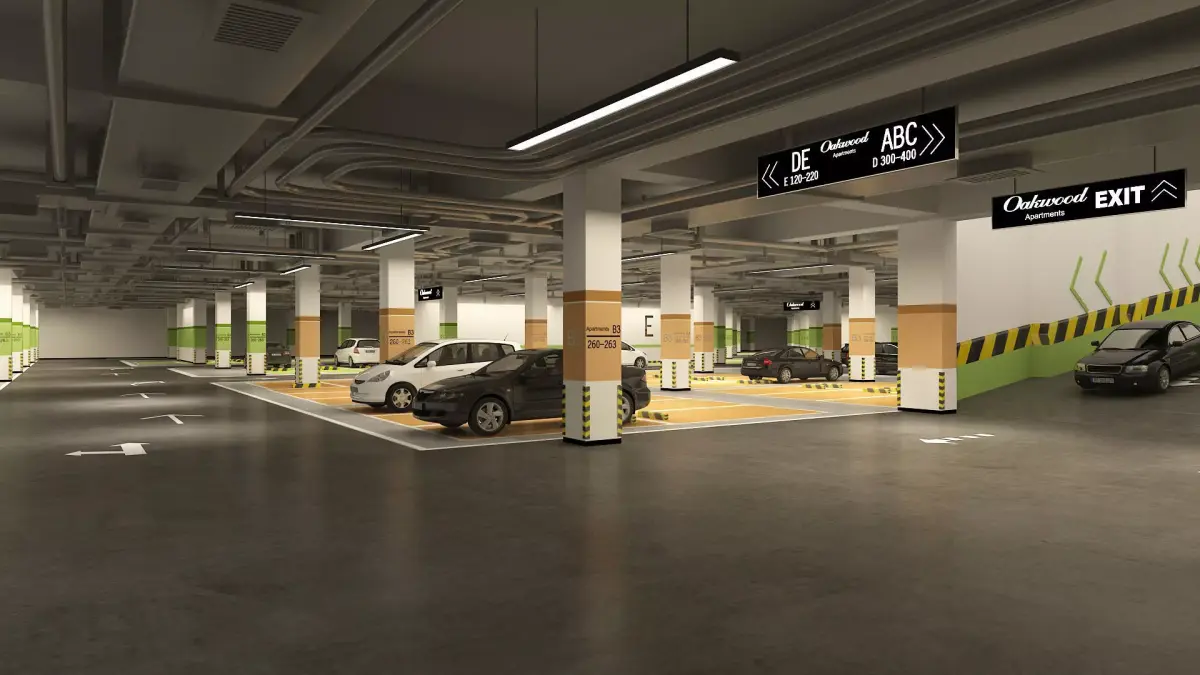 Underground Parking 04 3D model