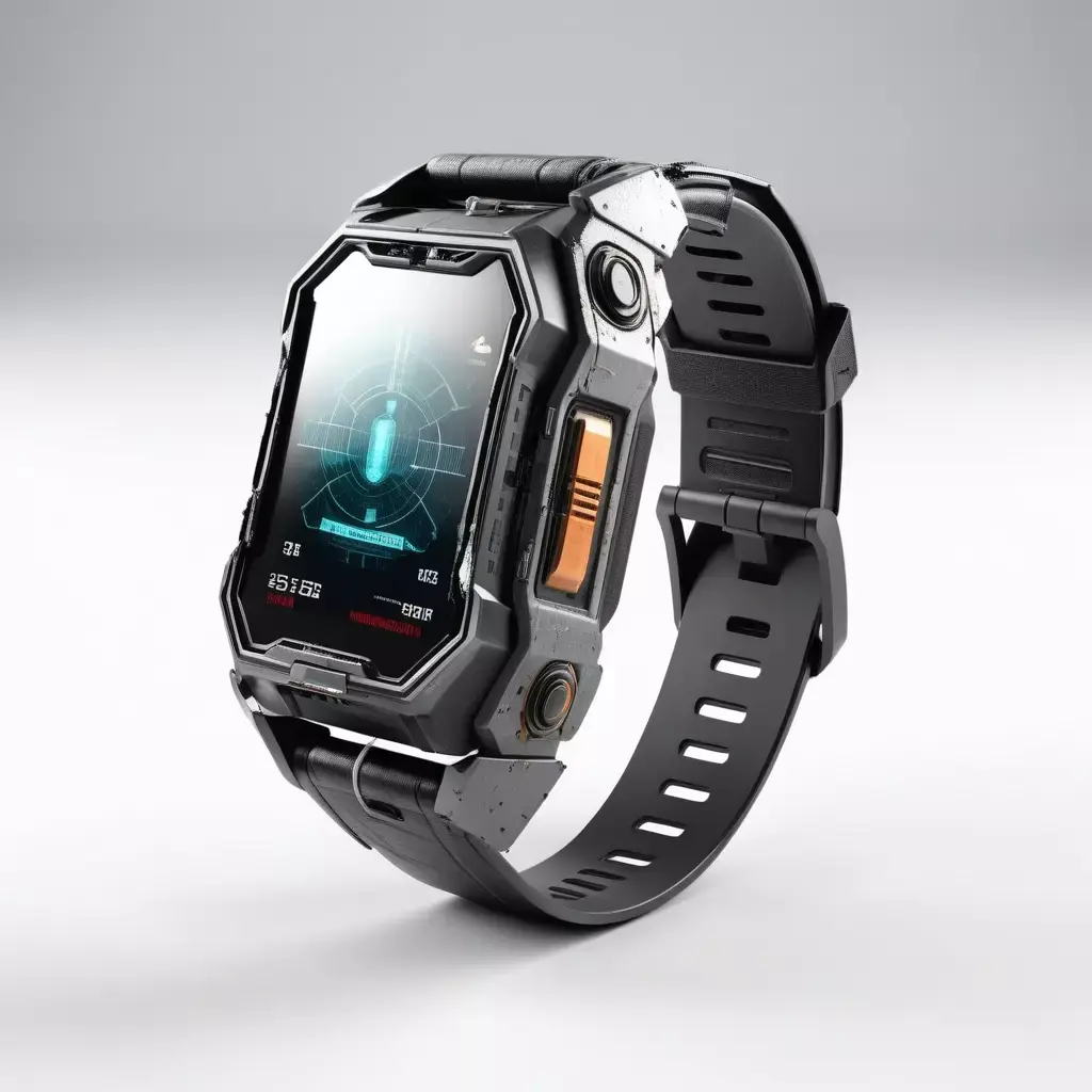 Damaged SciFi Wrist Communicator 3D model