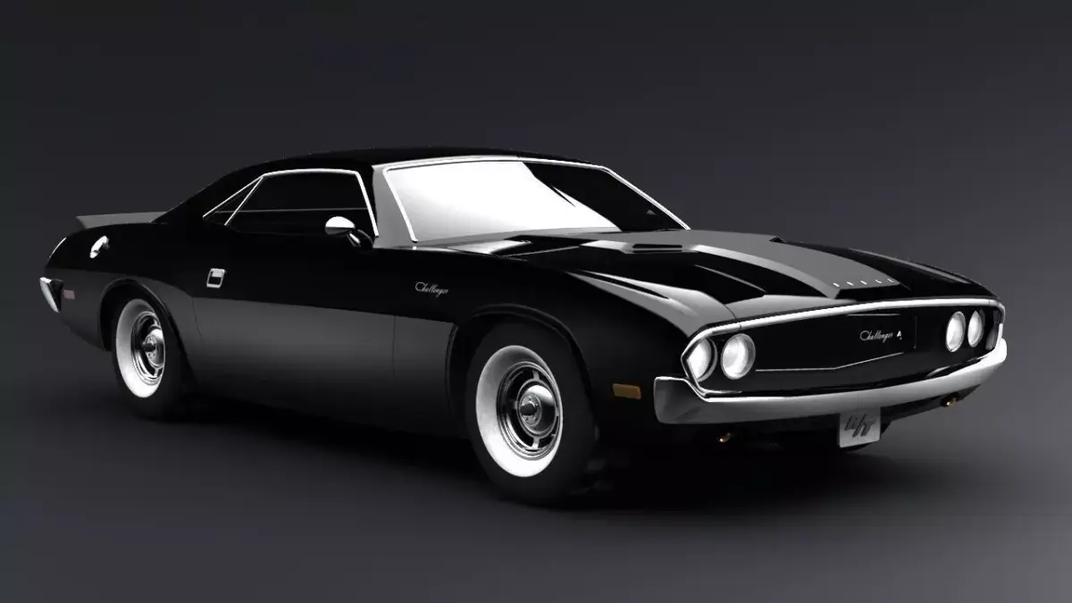Dodge Challenger 1970 Free 3D model