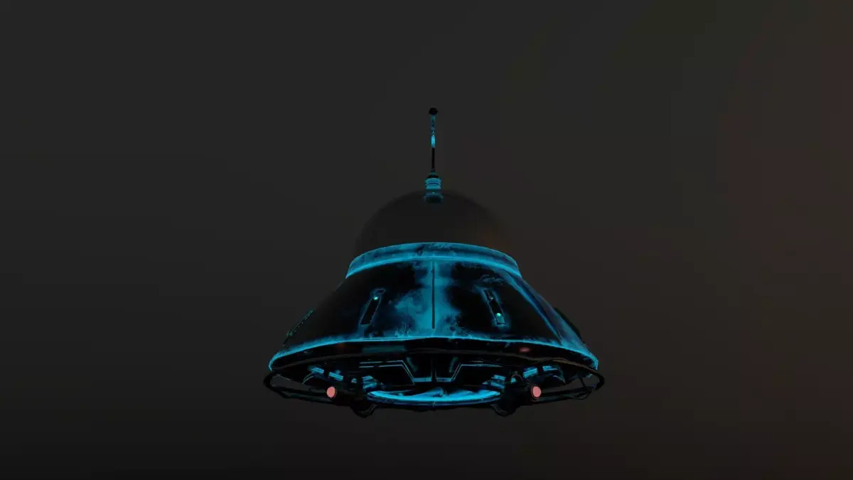 UFO saucer 3D model