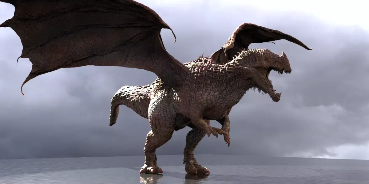 Viking Dragon 3D model