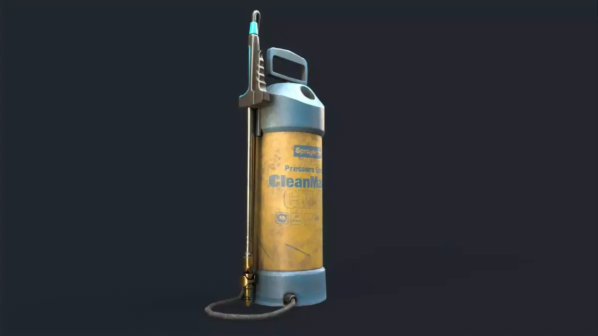 Garden Sprayer Low-poly 3D model