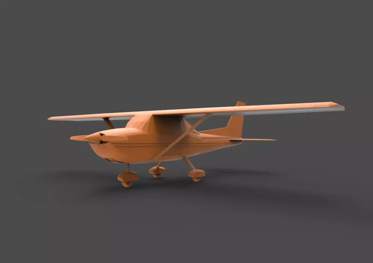 Cessna 170 3D print model