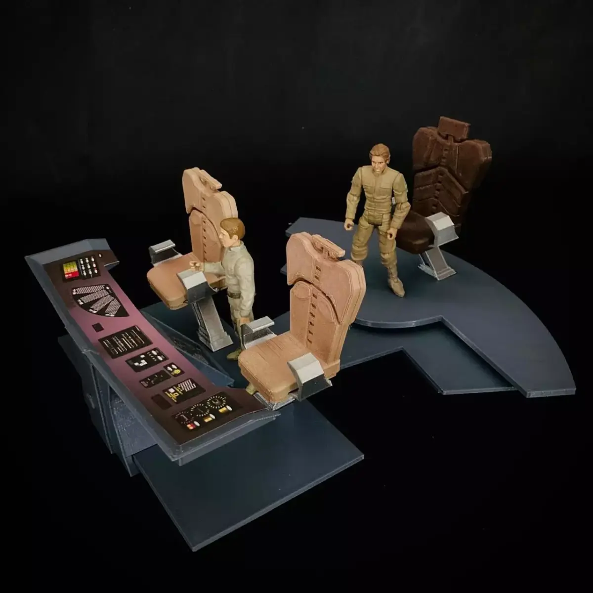 USS Reliant Bridge Control Center Console - The Wrath of Khan 3D print model