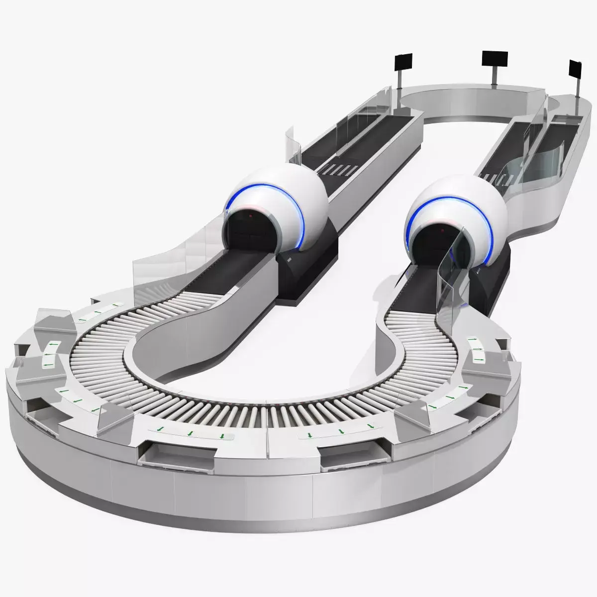 Security System Airport 3D Scanner 3D model