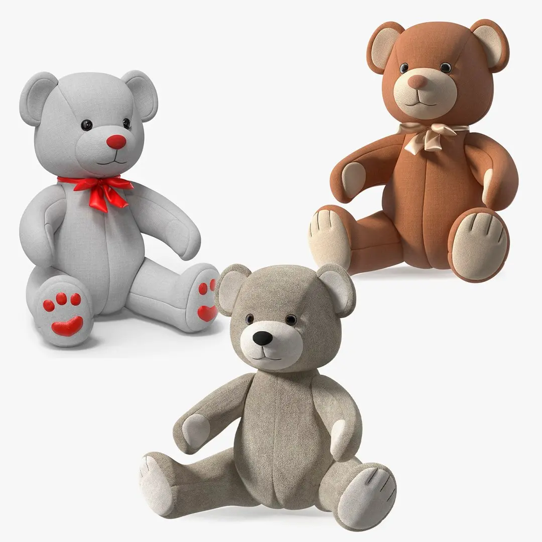 Teddy Bears Collection 3D model