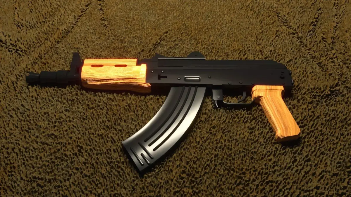 AK-47 Micro Draco Pistol 3D model