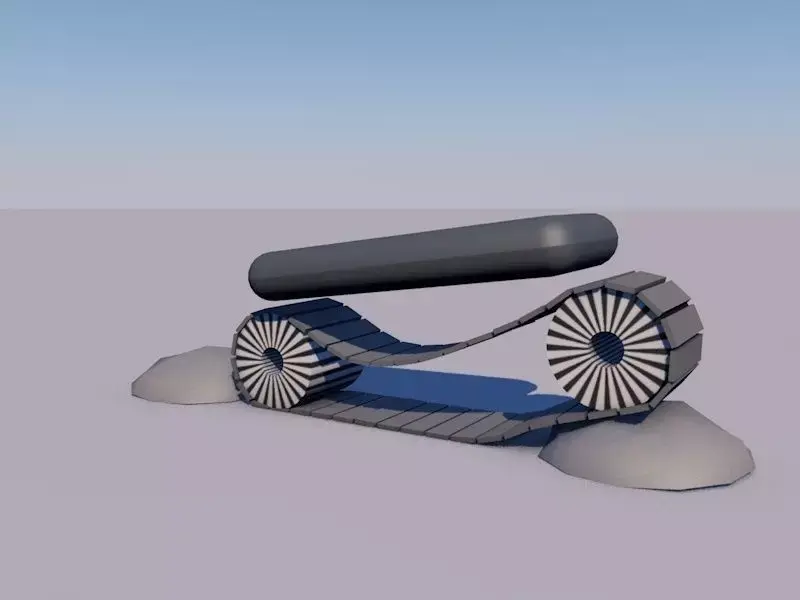 Tank chain  Free 3D model