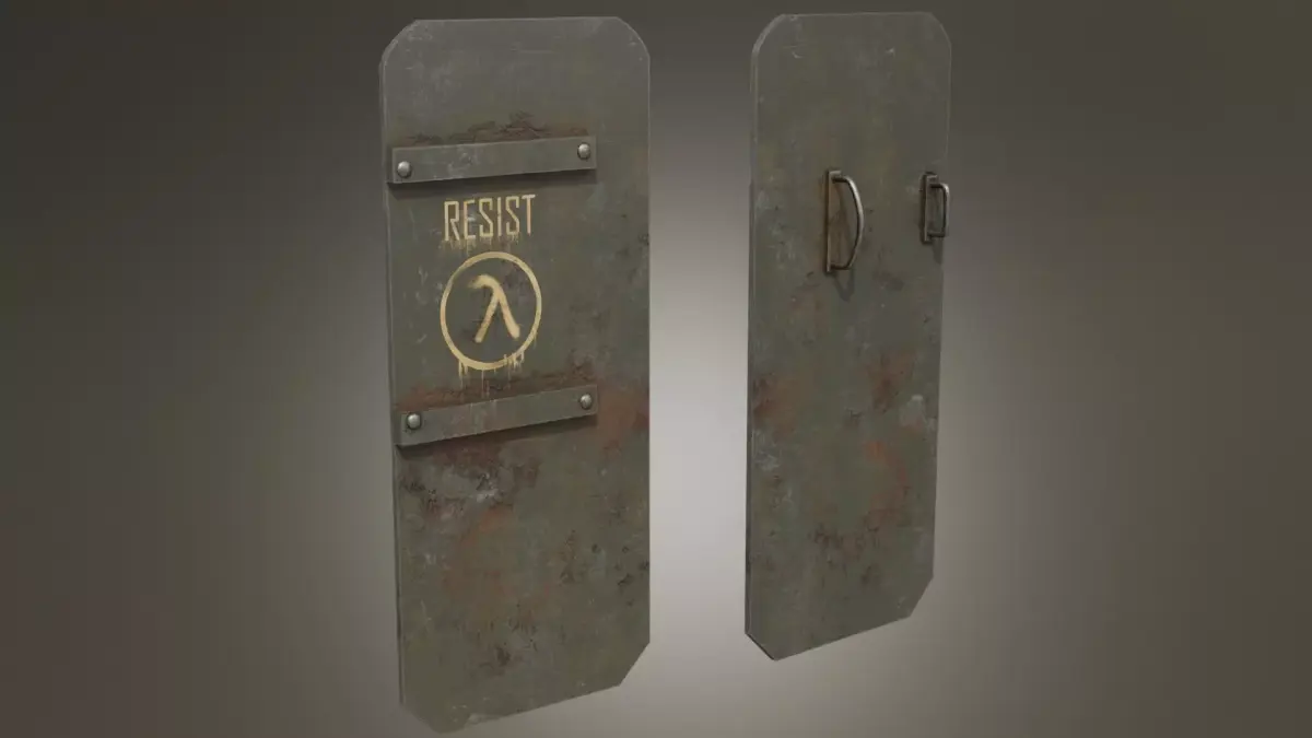Half-Life 2 Shield Pack Free low-poly 3D model