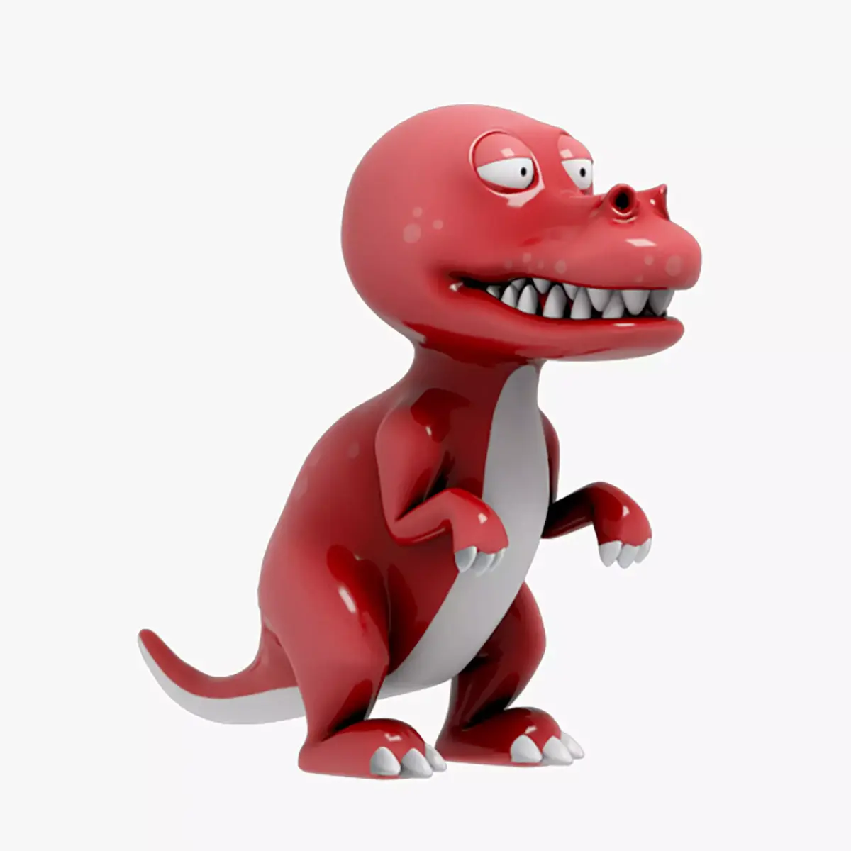 3D Dinosaur cartoon 4 3D model