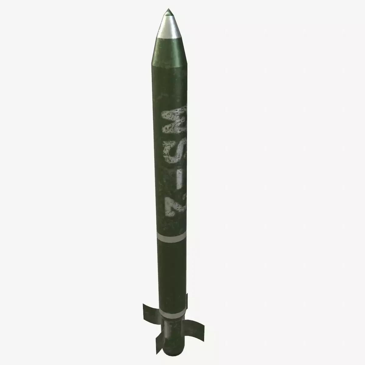 WS-2 MLRS Rocket Free low-poly 3D model