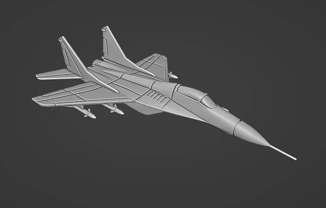 Mikoyan MiG-29 Fulcrum-A 3D print model